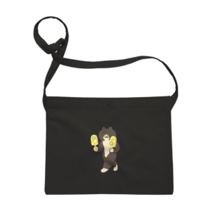 トロピカルアイスをワイルドに運ぶねこサコッシュ